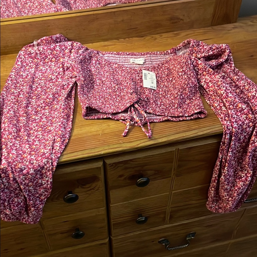 Floral Pink Women's Top